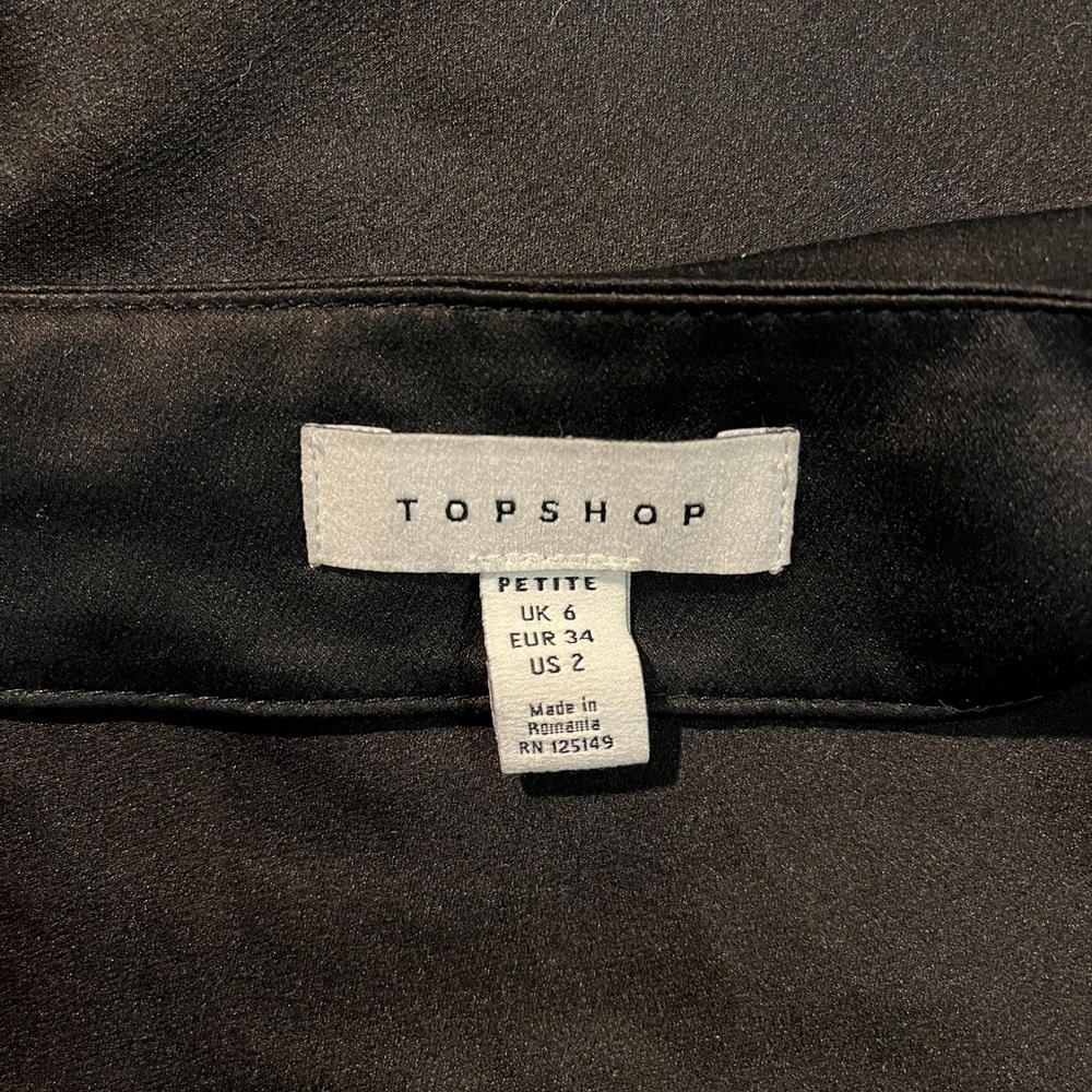 Topshop Elegant Black Mini Dress - Picture 5 of 5